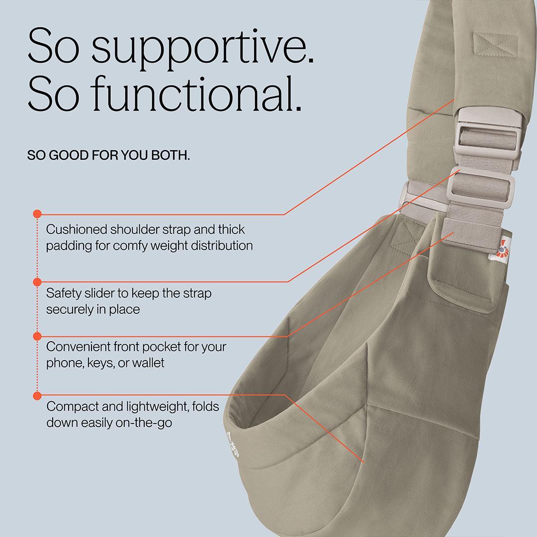 Ergobaby Upsie Sling Carrier - Soft Olive - Image 5