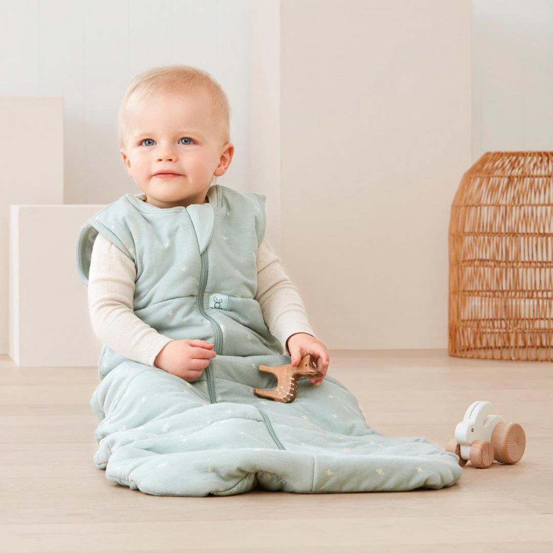ergoPouch Organic Winter Jersey Sleeping Bag - Sage - 2.5 TOG - Image 3