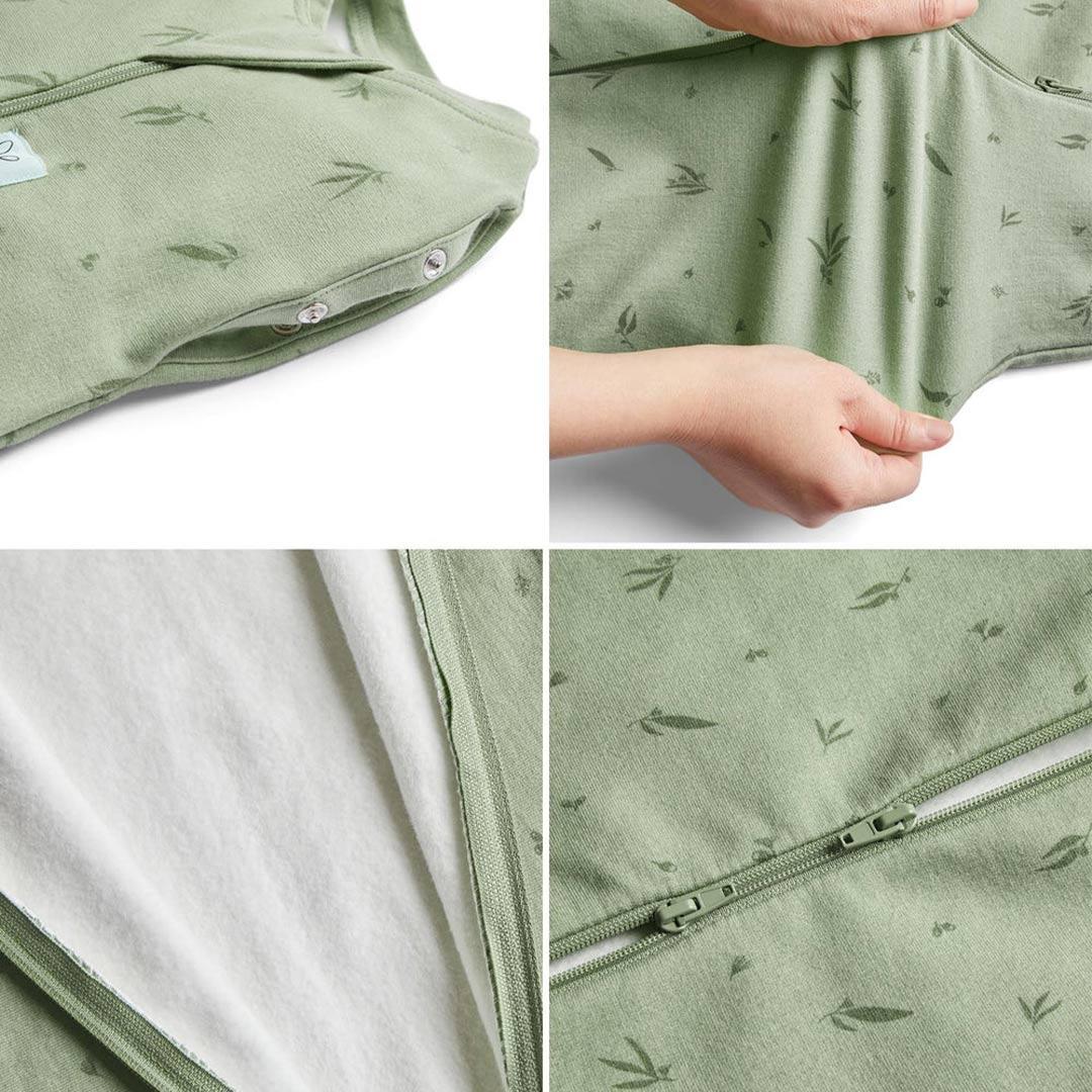 ergoPouch Organic Winter Cocoon Swaddle Sleeping Bag - 2.5 TOG - Savannah - Image 4