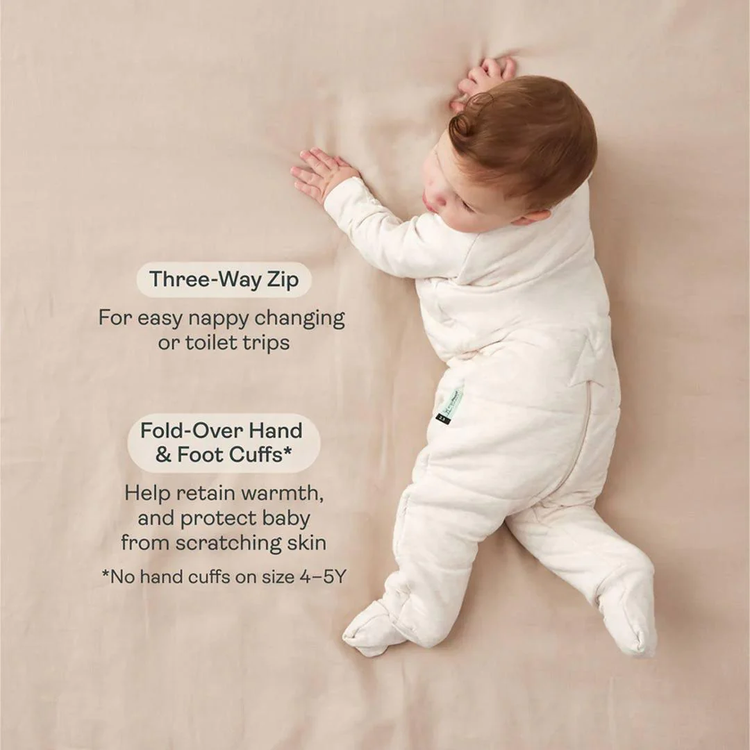ergoPouch - Organic Winter Long Sleeved Sleep Onesie - 3.5 TOG - Dragonflies - Image 3