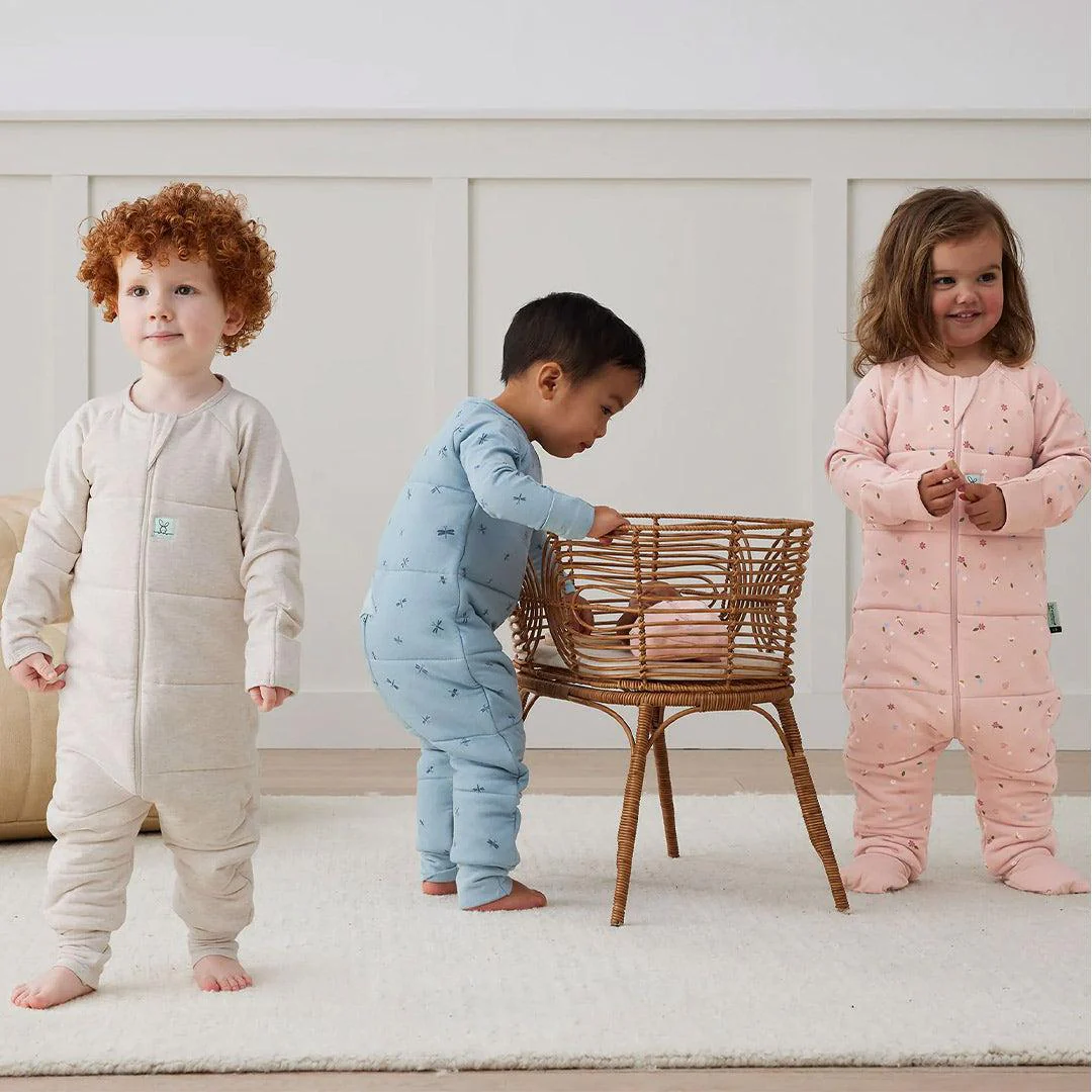 ergoPouch - Organic Winter Long Sleeved Sleep Onesie - 3.5 TOG - Dragonflies - Image 5