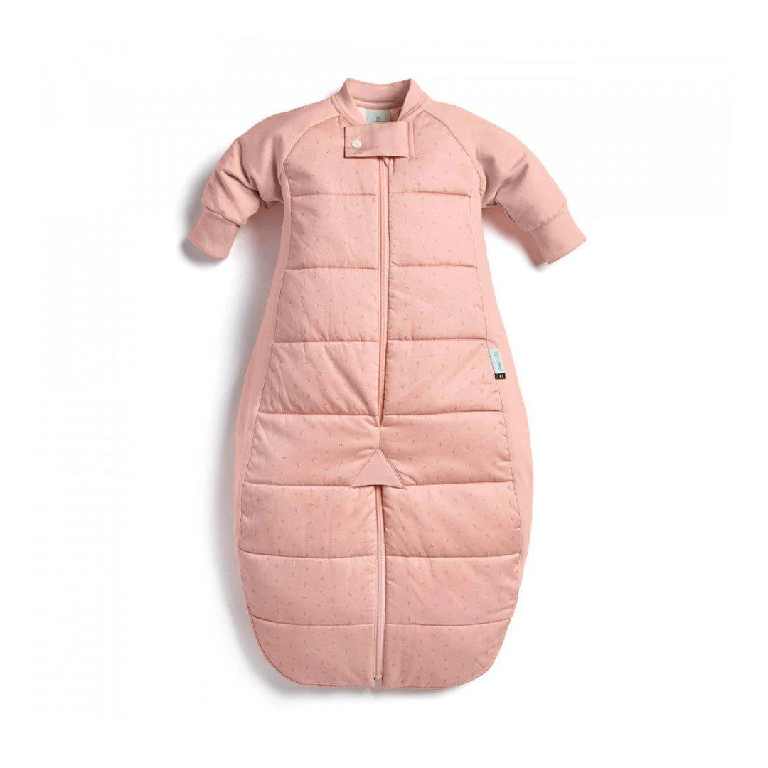 ergoPouch Organic Winter Long Sleeved 2 in 1 Sleeping Suit Bag - Berries - 2.5 TOG - Image 3