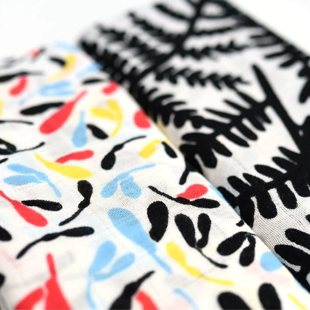 Etta Loves Muslins - Fern/Sycamore - 2 Pack - Image 2