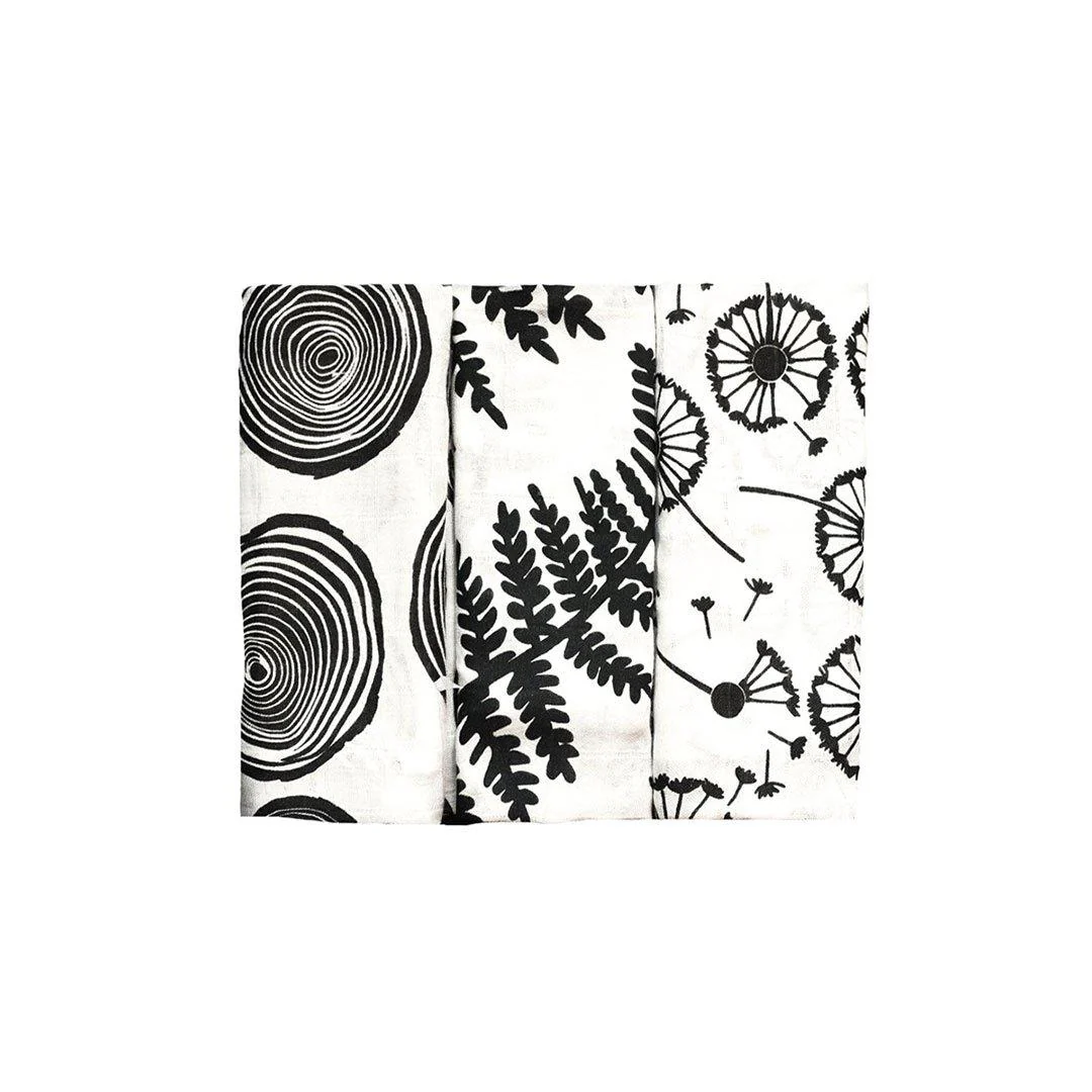 Etta Loves Muslins - Plants - 3 Pack