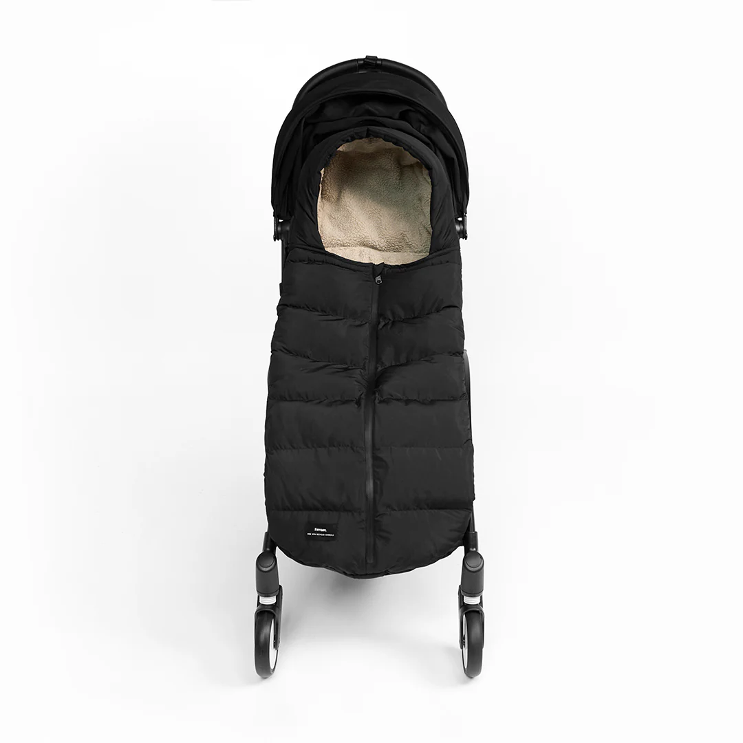 Finnson Alma Eco Universal Pram Footmuff - Black - Image 7