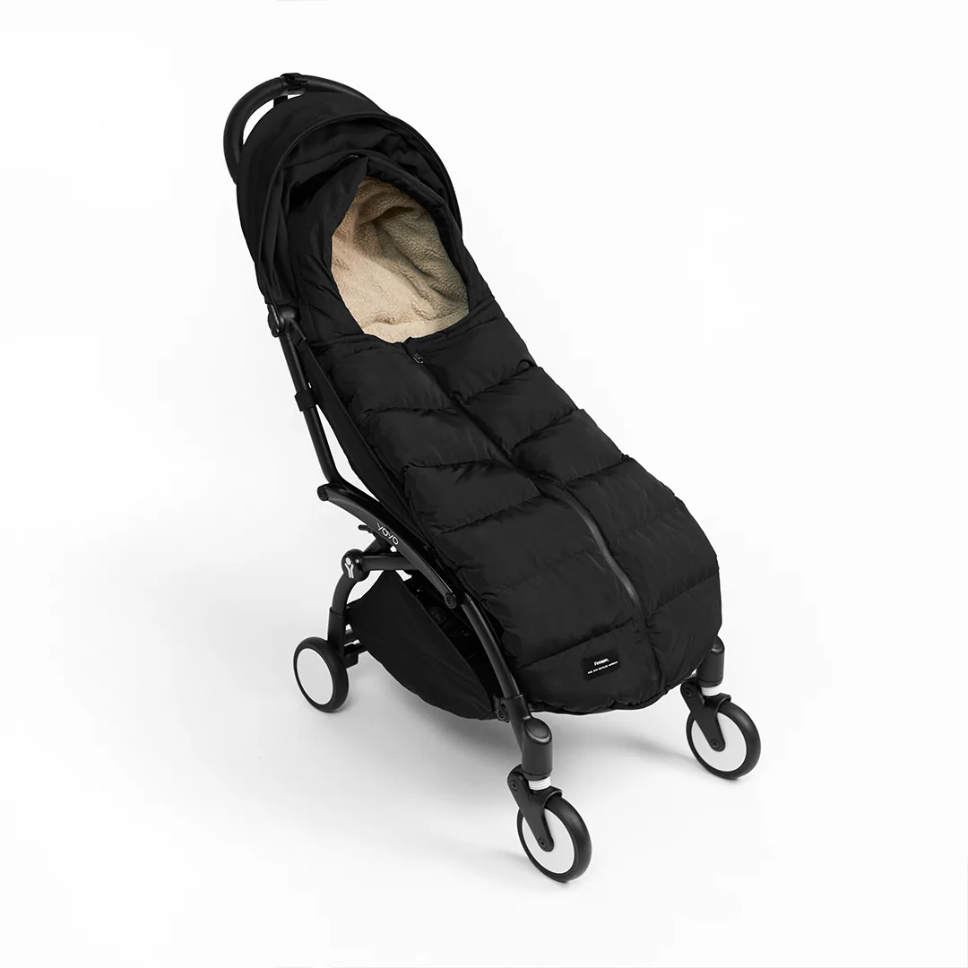 Finnson Alma Eco Universal Pram Footmuff - Black - Image 8