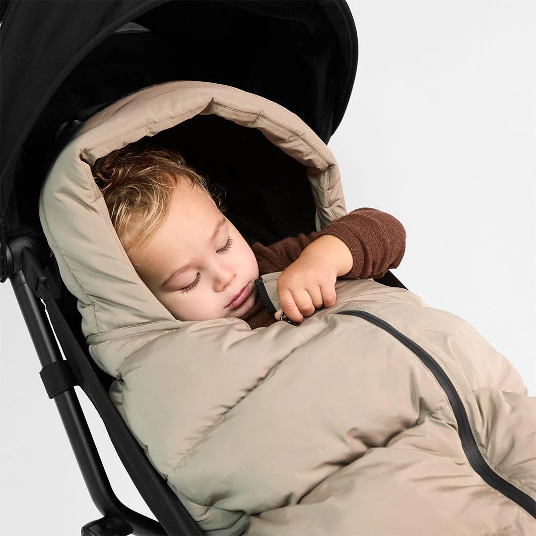 Finnson Alma Eco Universal Pram Footmuff - Taupe - Image 5