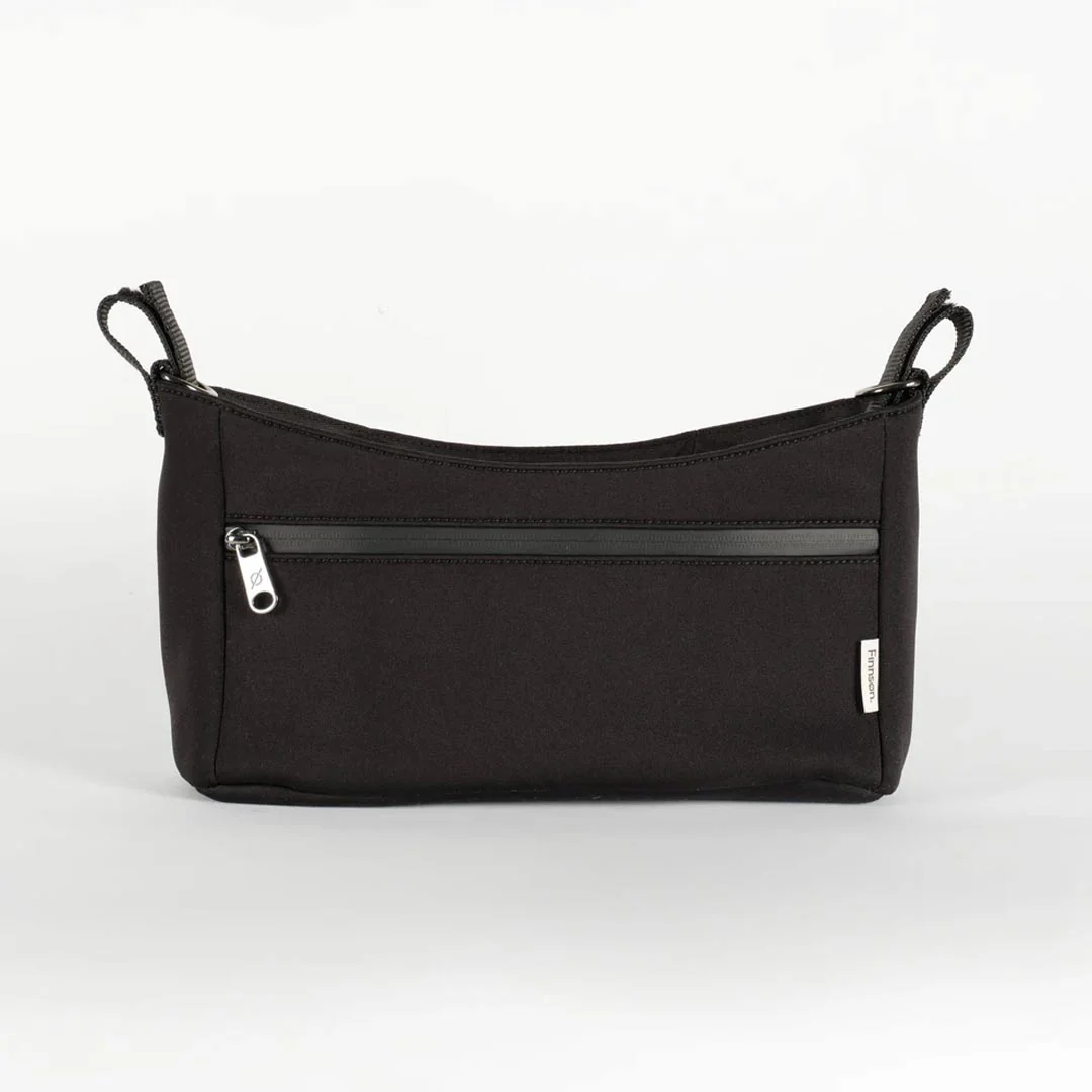 Finnson Odin Eco Stroller Organiser with Built in Stroller Clips - Black