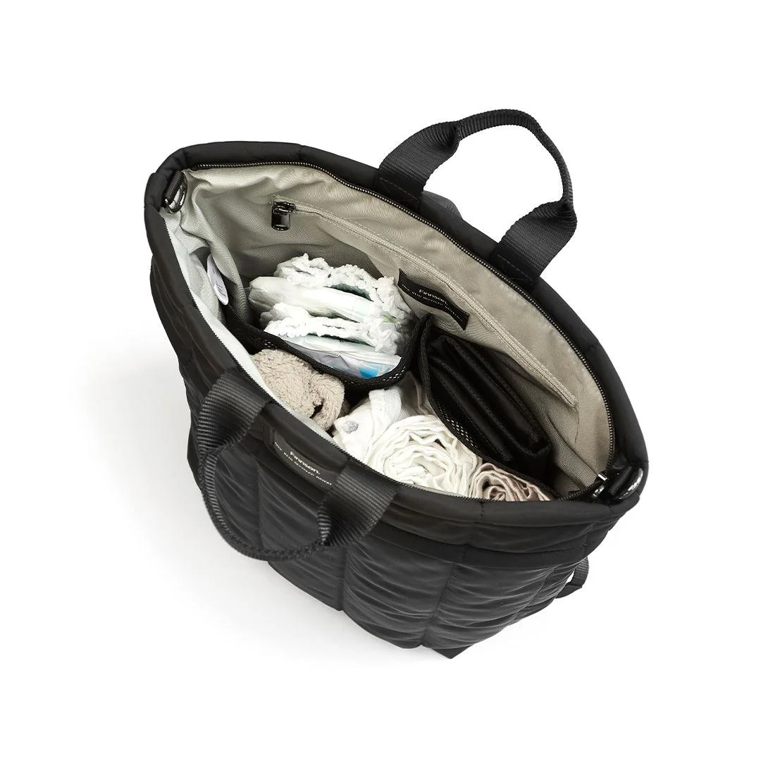 Finnson RAE Eco Changing Backpack with Changing Mat - Black - Image 6