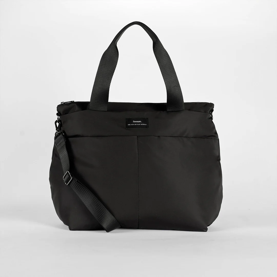 Finnson Sigrid Eco Changing Tote Bag  - Black - Image 7