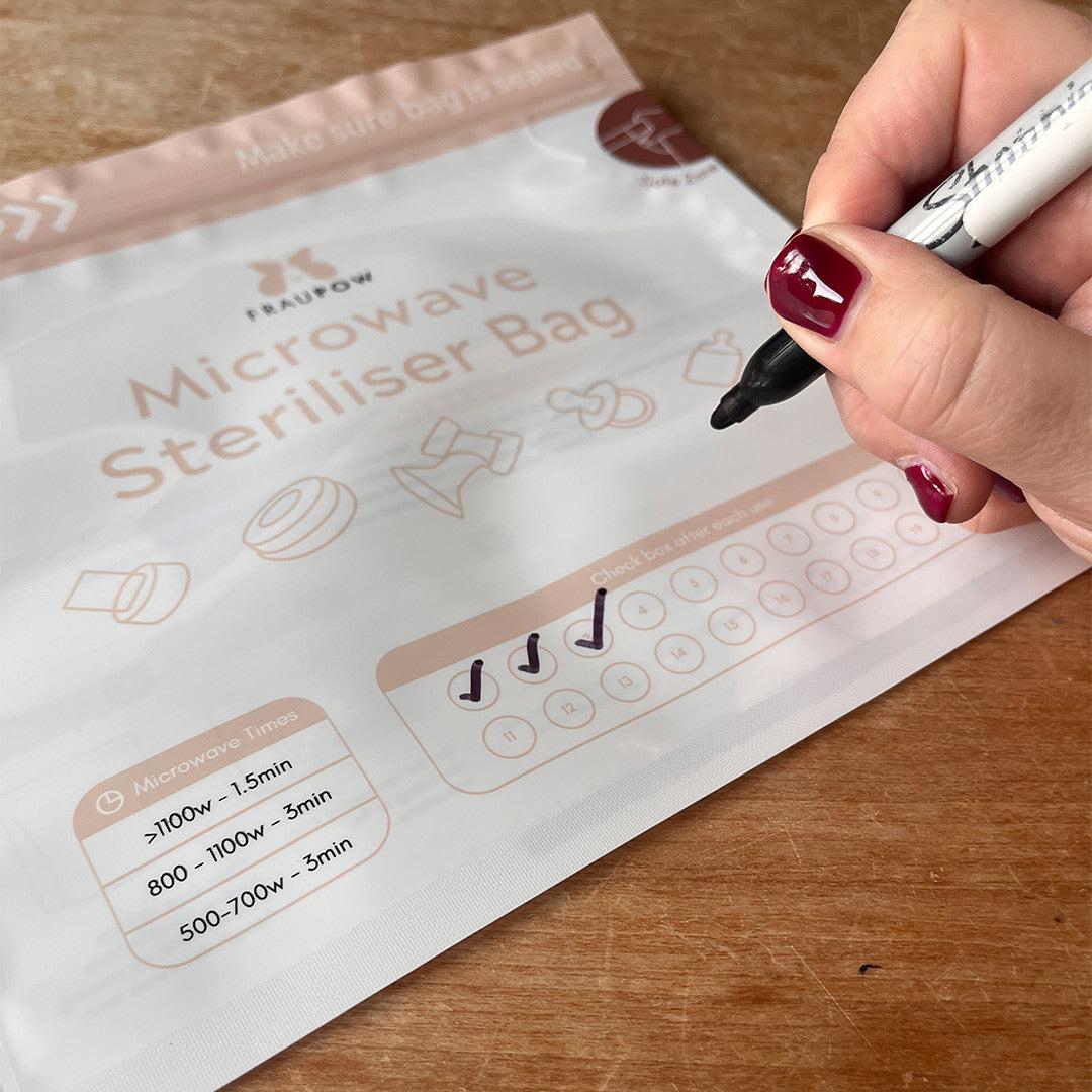 Fraupow Steam Clean Microwave Steriliser Bags | Pack of 10 - Image 2