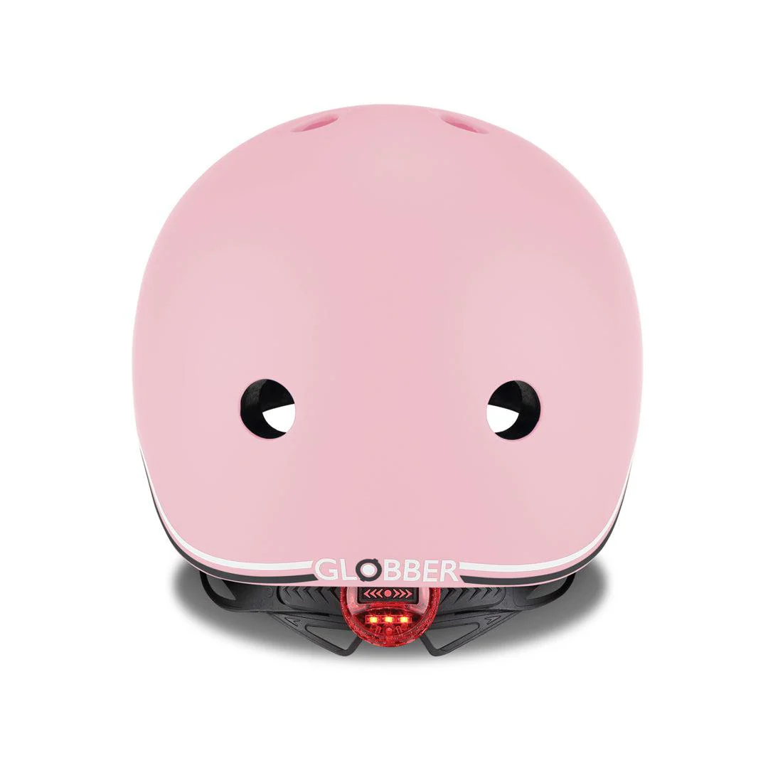 Globber Go-Up Lights Helmet - Pastel Pink - Image 2