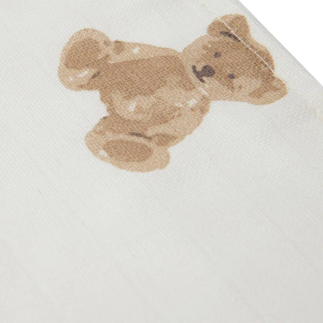 Jollein Mouth Muslin Cloth - Teddy - Image 3