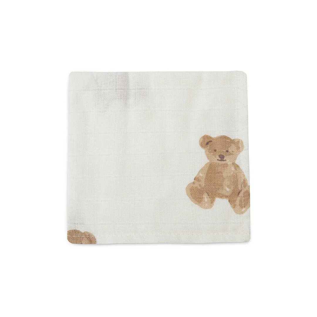 Jollein Mouth Muslin Cloth - Teddy - Image 4