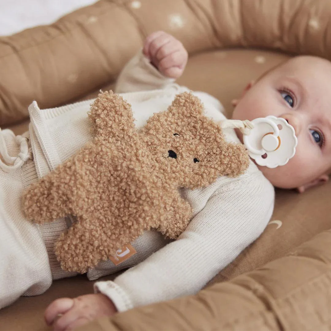 Jollein Pacifier Cloth - Teddy Bear Biscuit - Image 2