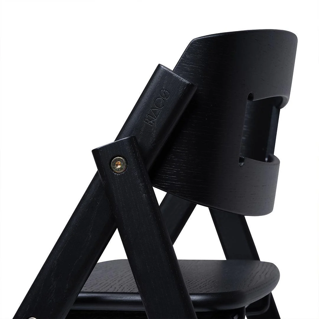 KAOS KLAPP® Highchair - Oak - Black - Image 6