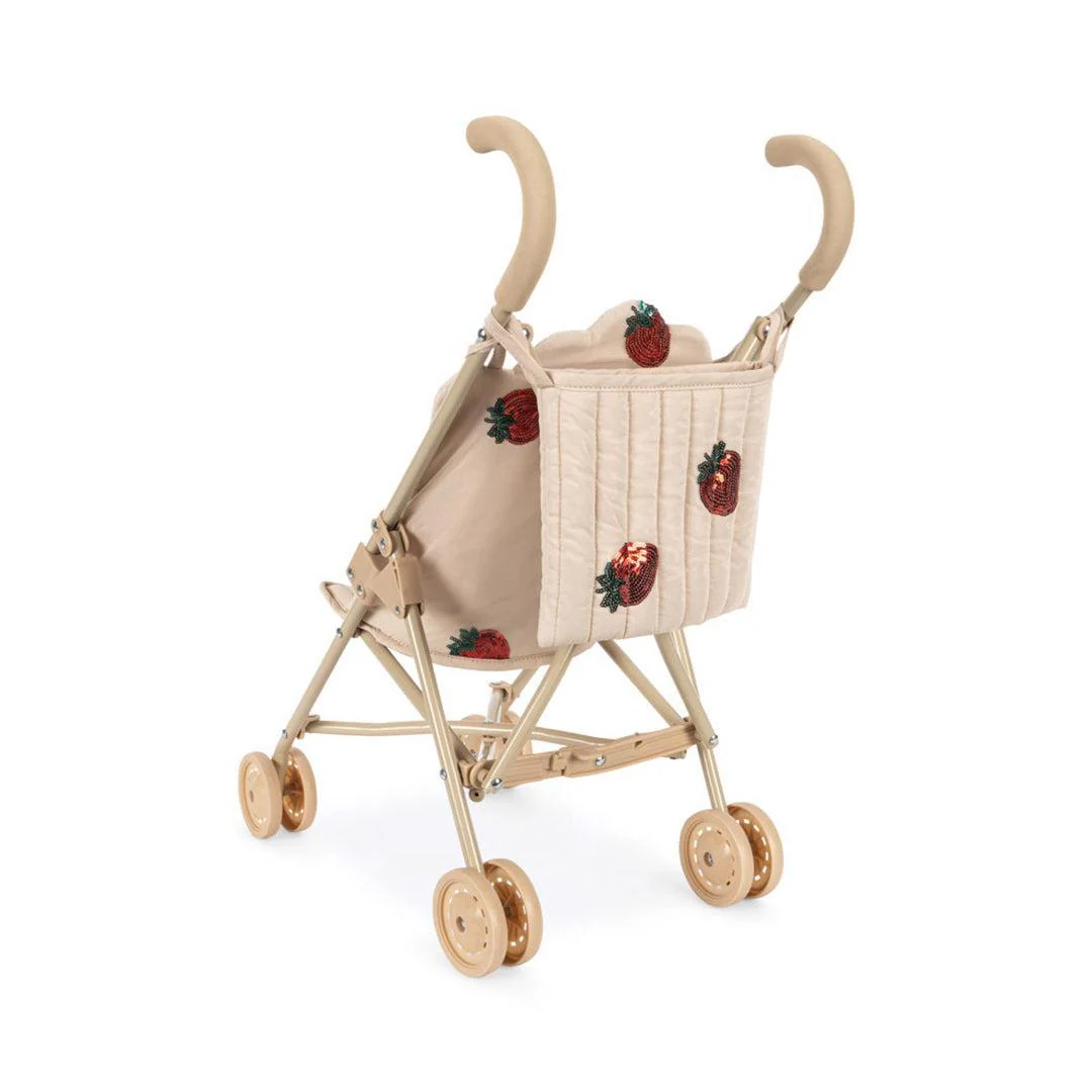 Konges Sløjd Tulle Doll Stroller - Strawberry - Image 3