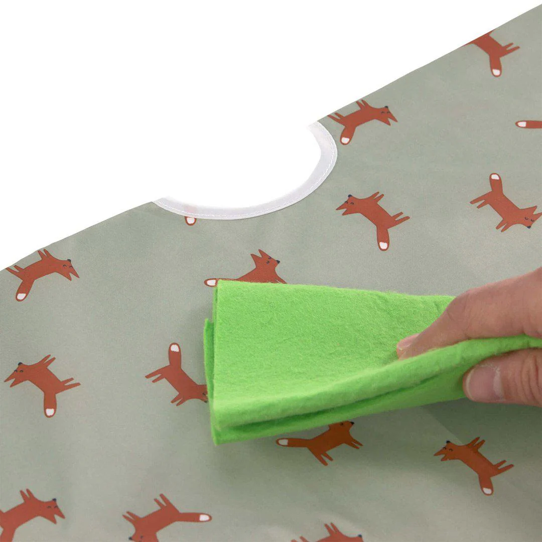 Lassig Long Sleeve Bibs - Little Forest Fox - 2 Pack - Image 4
