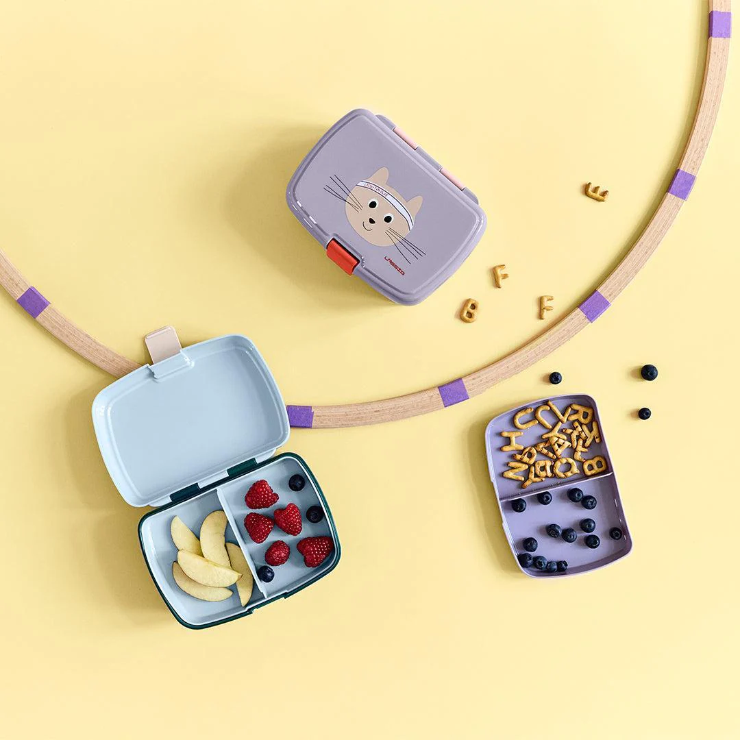 Lassig Lunchbox Tiny Team - Cat - Lilac - Image 5