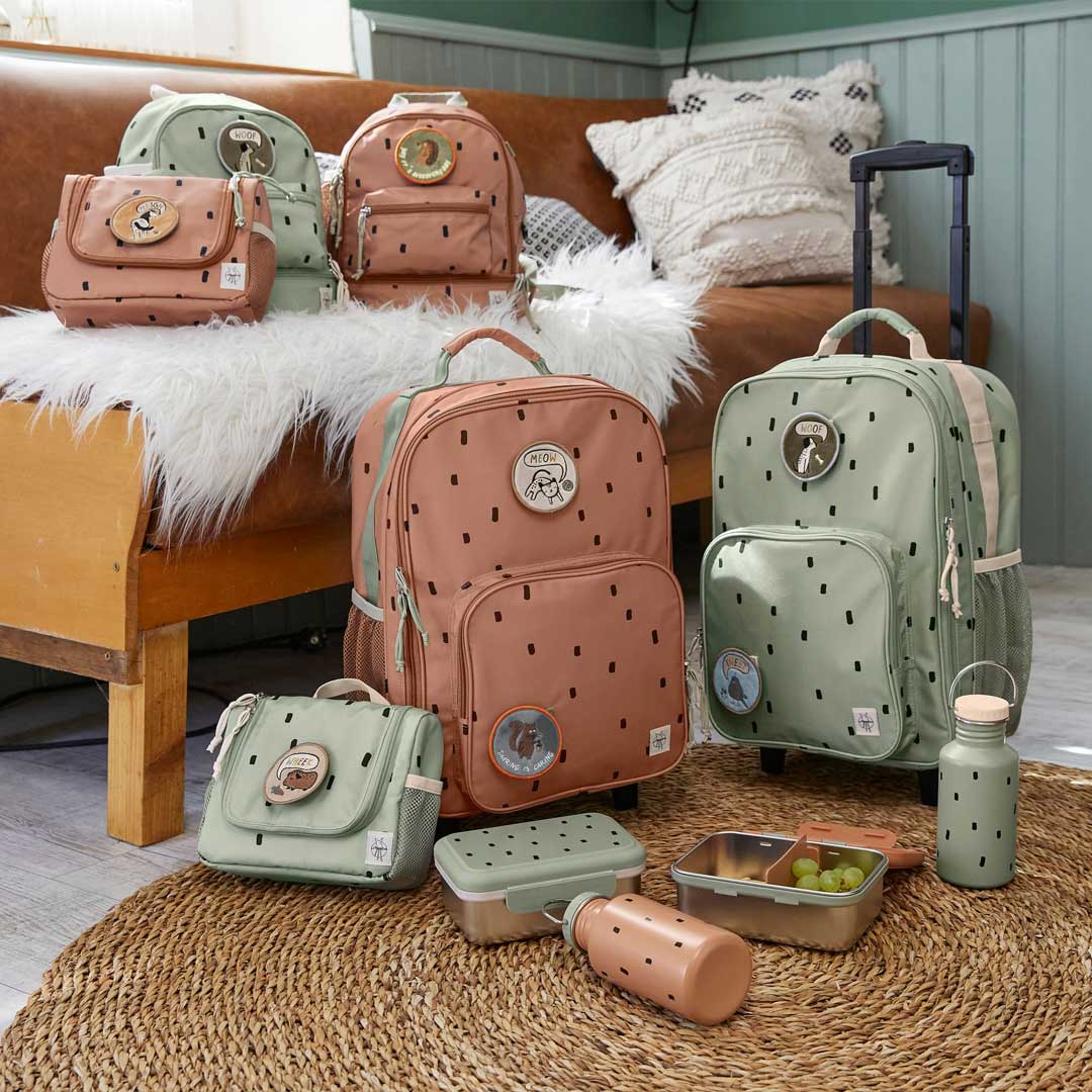 Lassig Mini Backpack - Happy Prints - Light Olive - Image 3