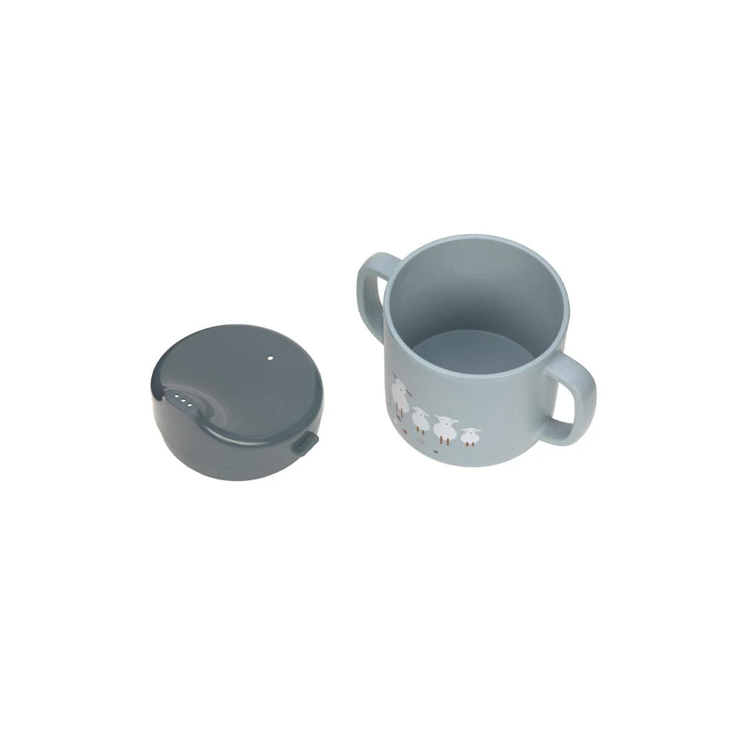 Lassig Sippy Cup - Blue - Tiny Farmer Sheep/Goose - Image 2