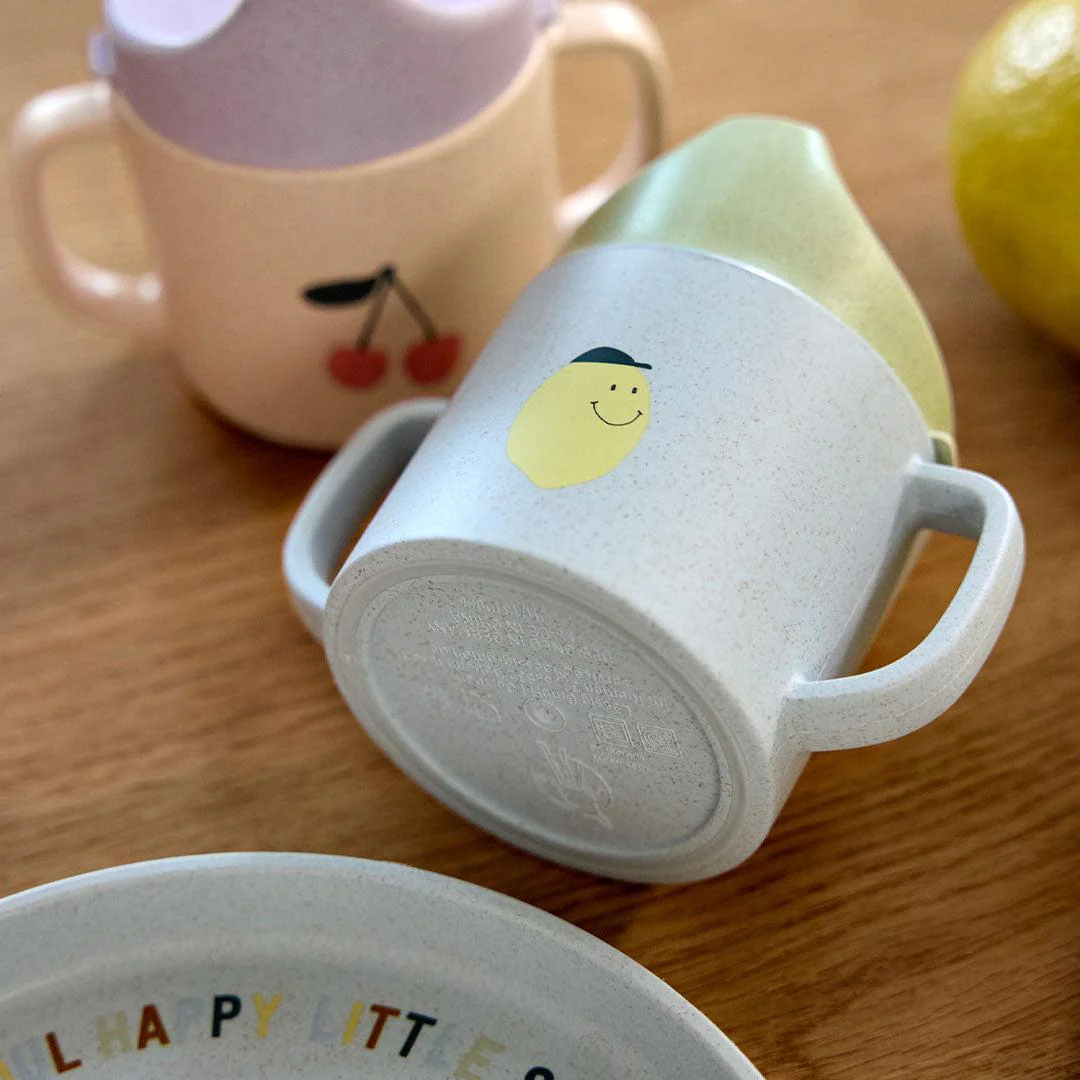 Lassig Sippy Cup Cellulose - Happy Fruits - Lemon - Image 2