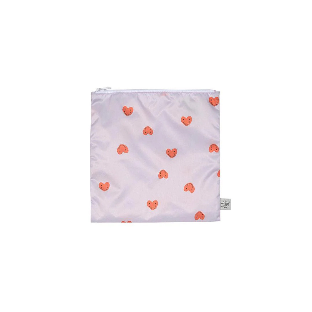 Lassig Snack Bag - Happy Rascals - Hearts Lavender - Image 4