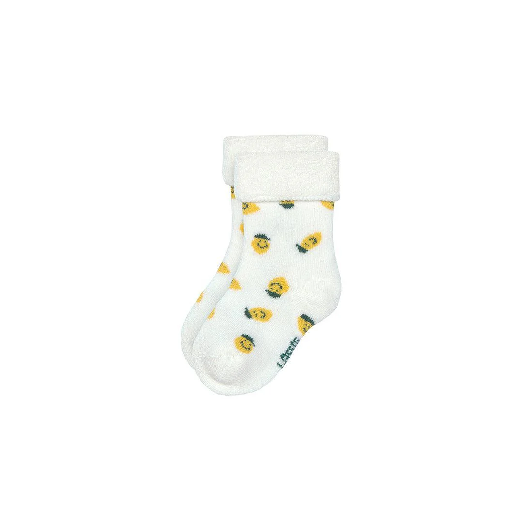 Lassig Terry Socks - 3 Pack - Light Blue - Lemon - Image 4