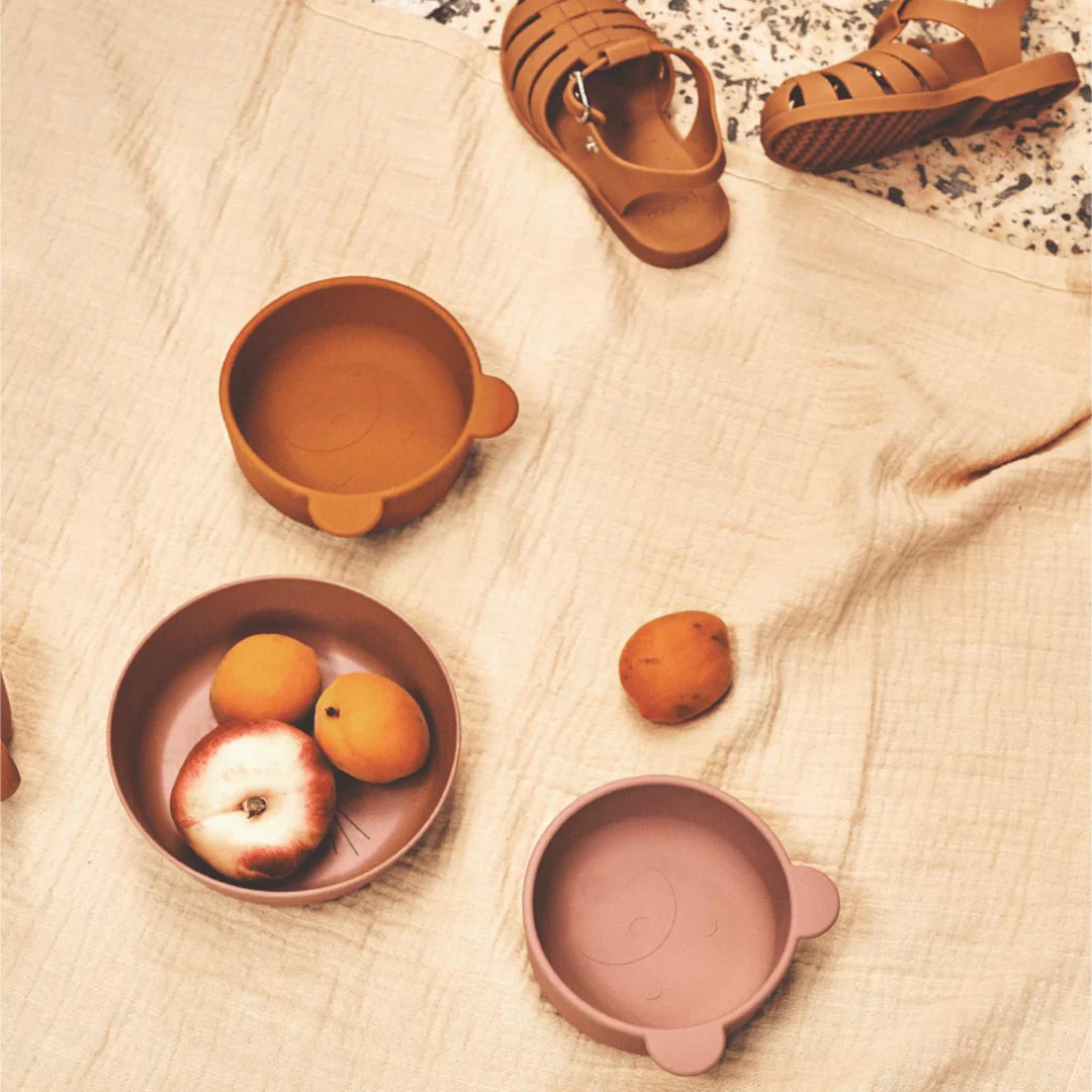 Liewood Iggy Silicone Bowls - Rose Mix - 4 Pack - Image 2