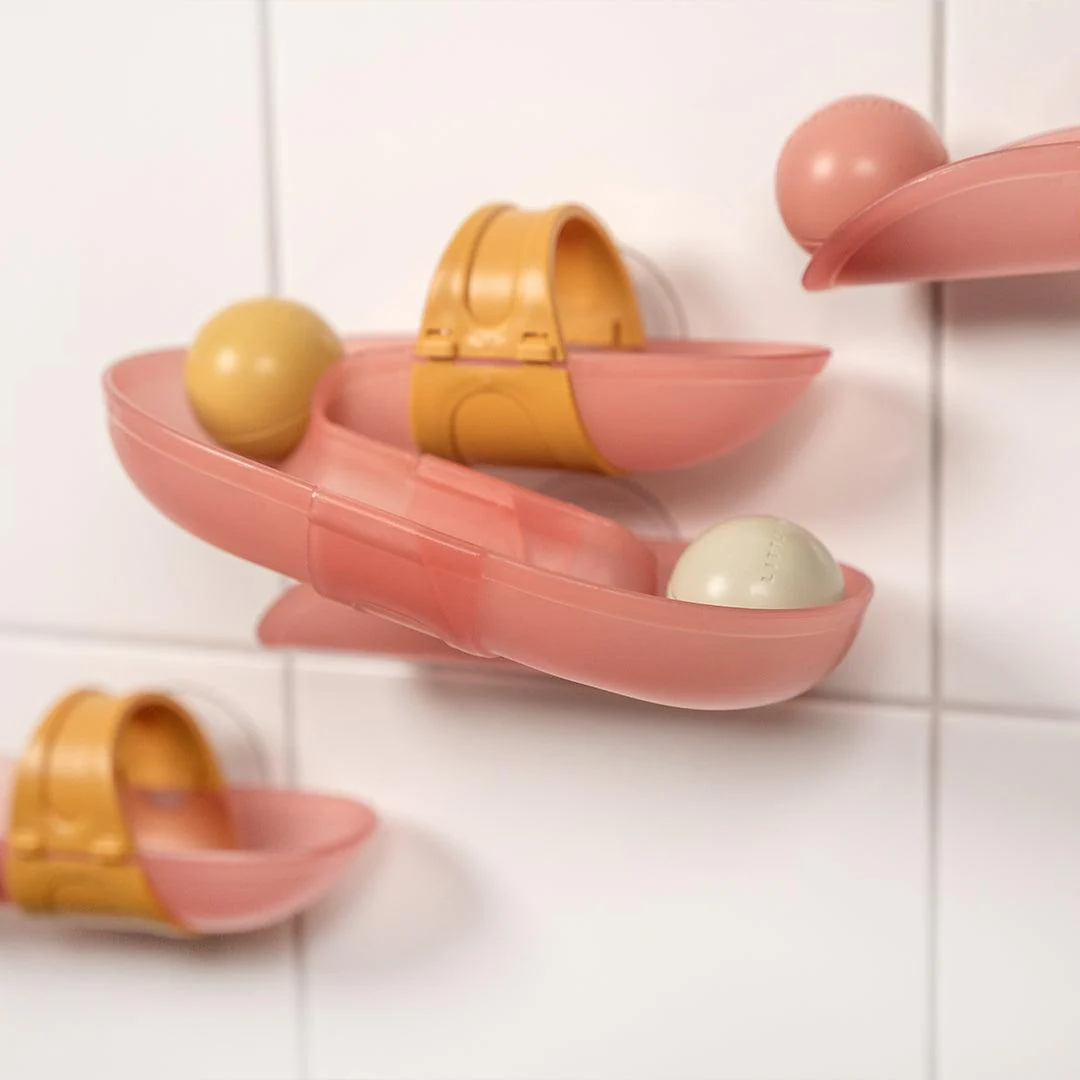 Little Dutch Bath Ball Track - Pink - Image 5