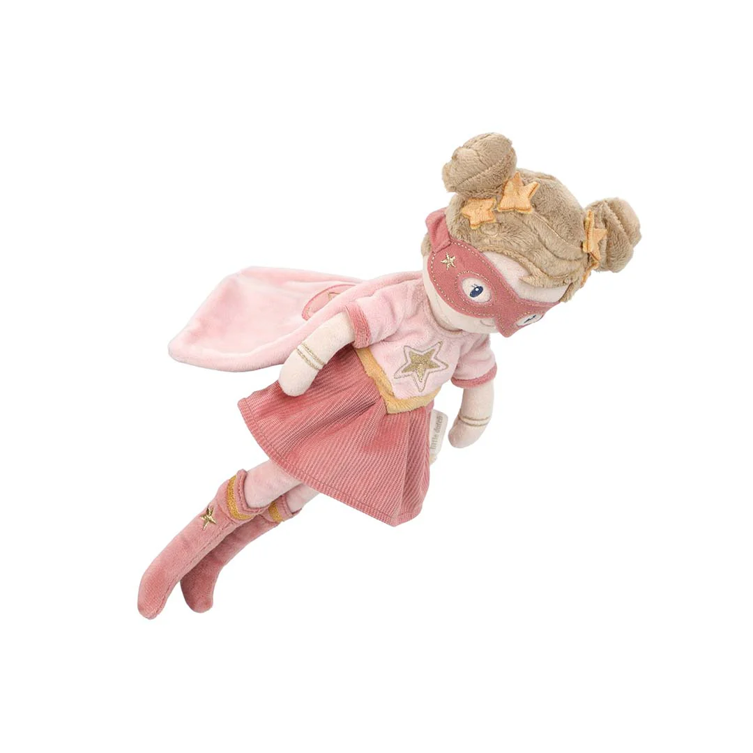 Little Dutch Cuddle Doll Superhero - Rosa - Image 4