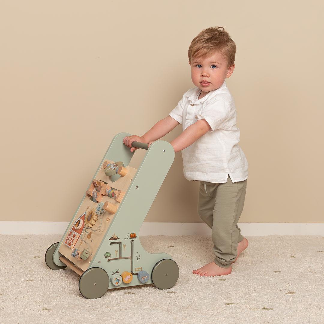 Little Dutch Multi-Activity Baby Walker - Little Farm - Image 4