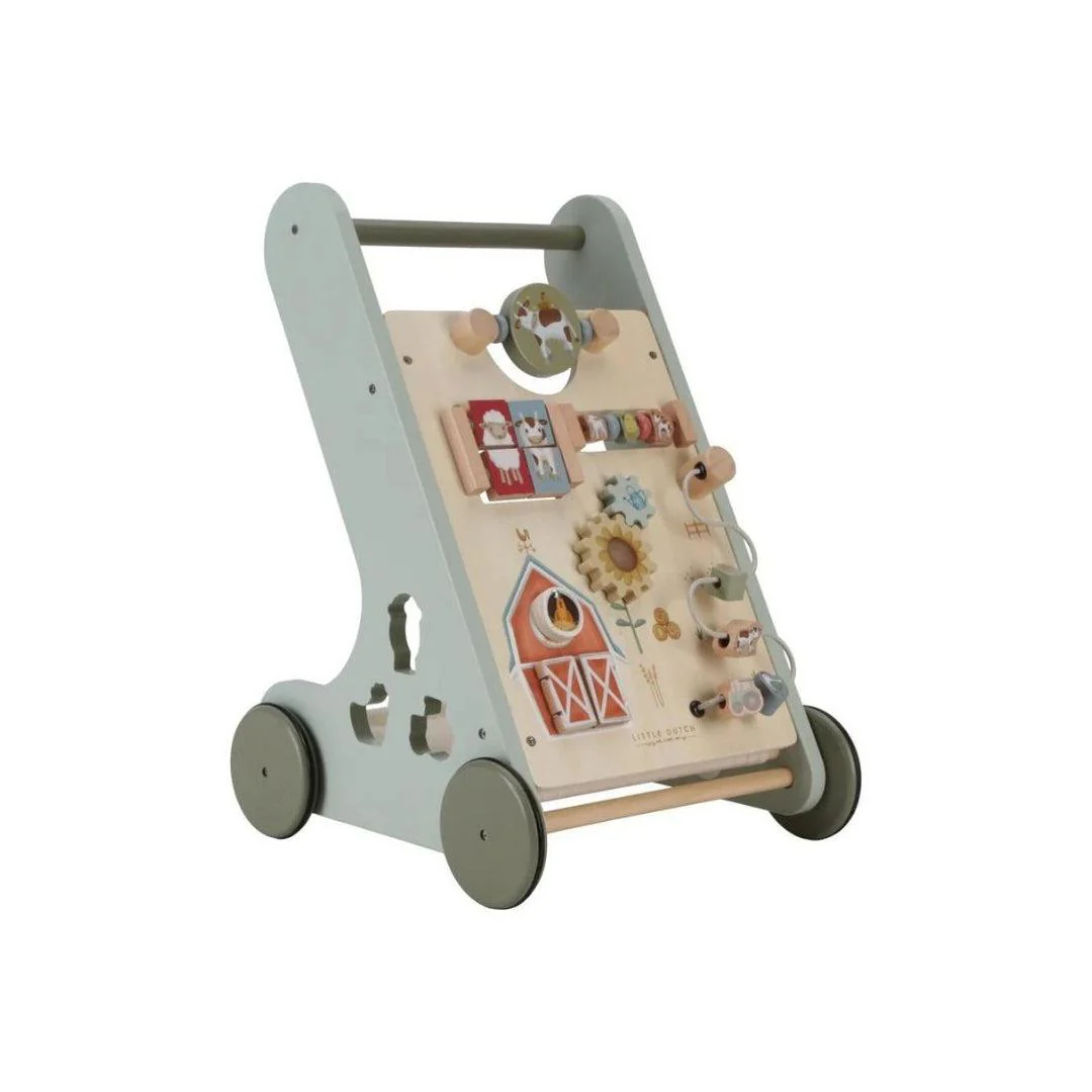 Little Dutch Multi-Activity Baby Walker - Little Farm - Image 5