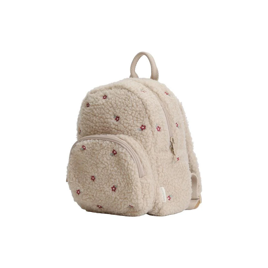 Little Dutch Teddy Backpack - Sand - Image 4