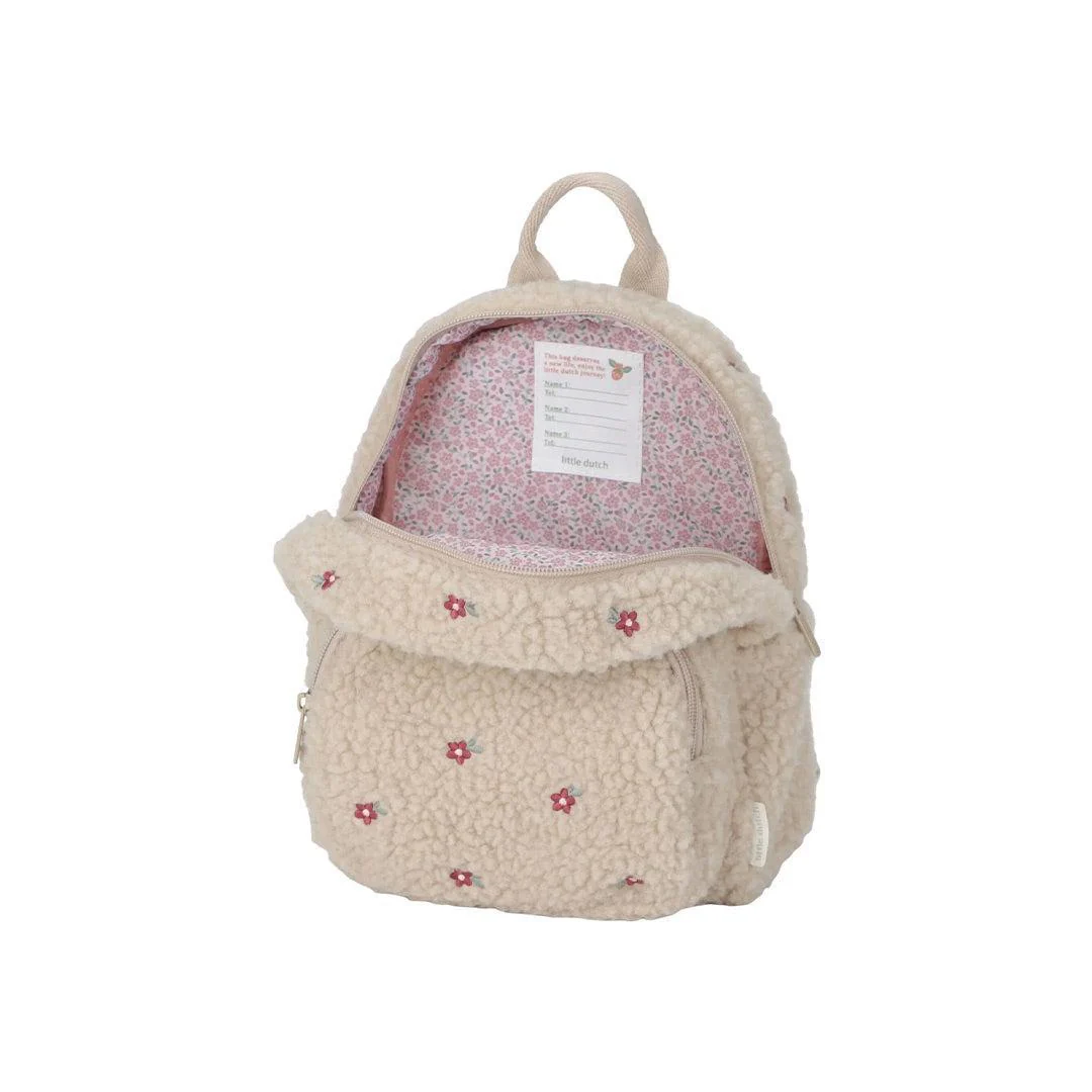 Little Dutch Teddy Backpack - Sand - Image 5