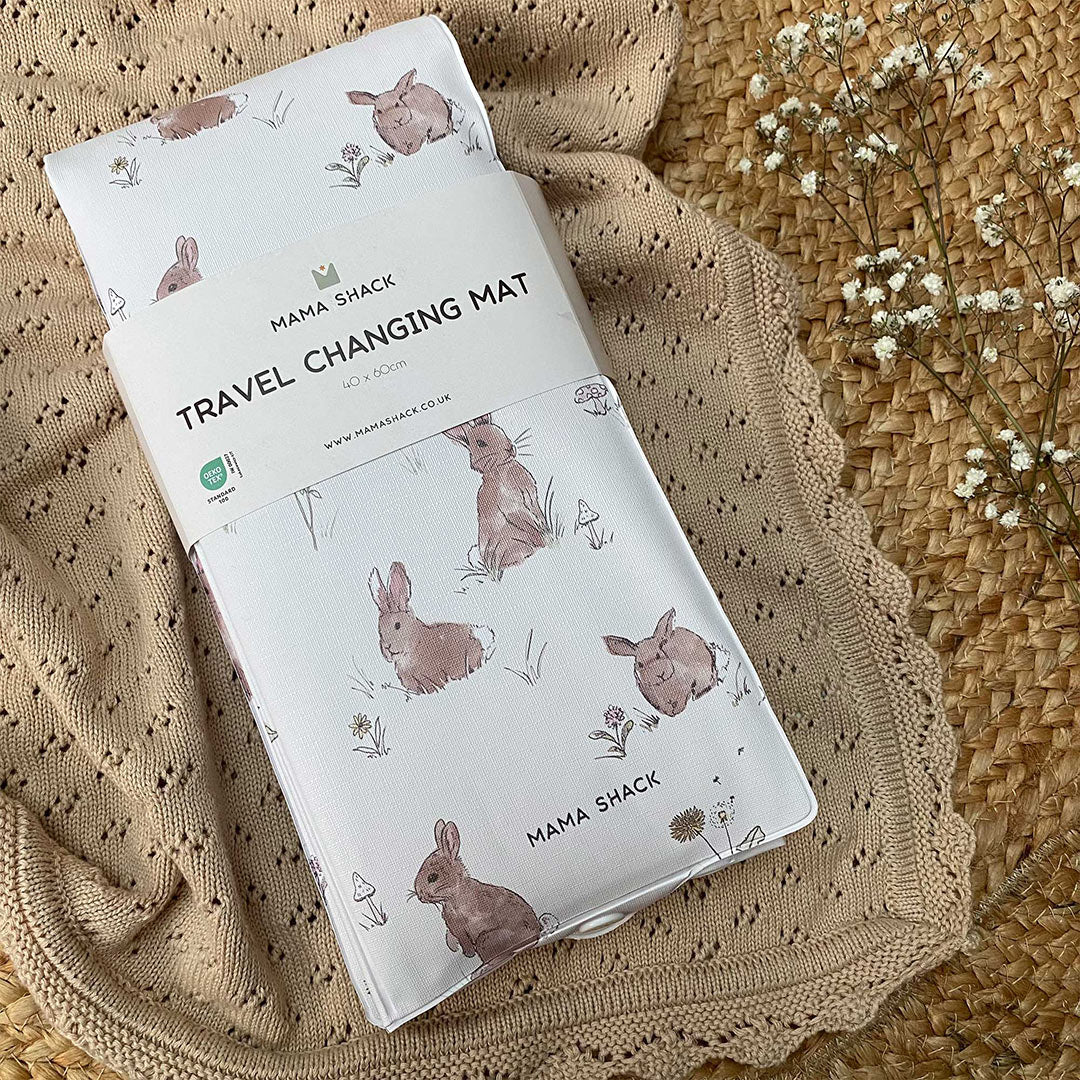 Mama Shack Foldable Travel Mat - Bunnies - Image 3