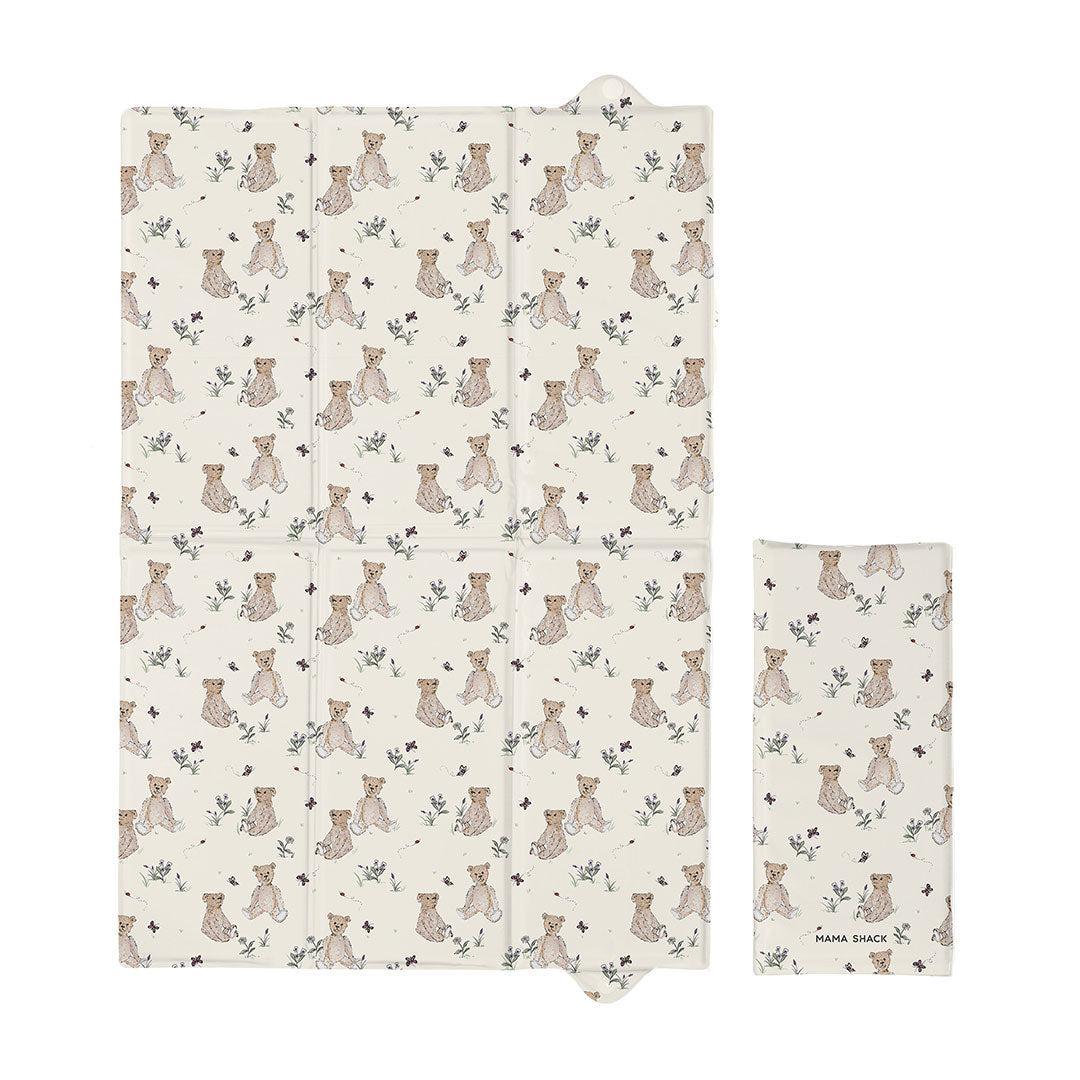 Mama Shack Foldable Travel Mat - Vintage Bear