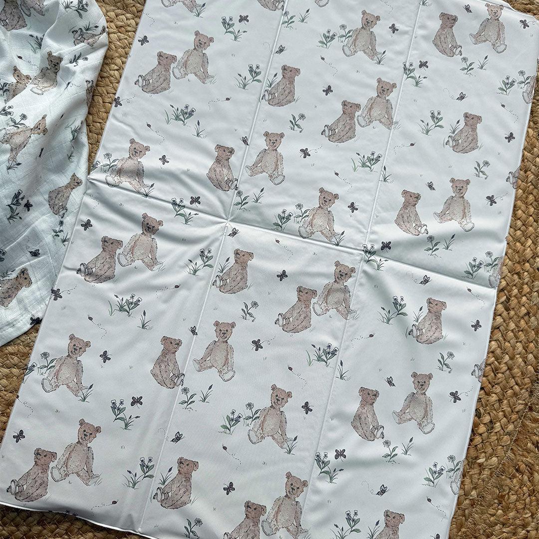 Mama Shack Foldable Travel Mat - Vintage Bear - Image 2