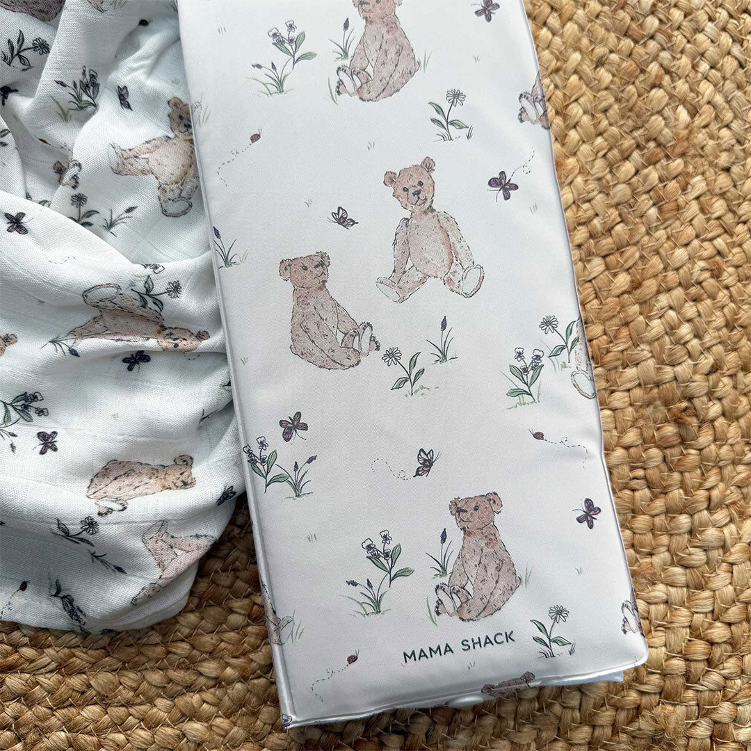 Mama Shack Foldable Travel Mat - Vintage Bear - Image 3