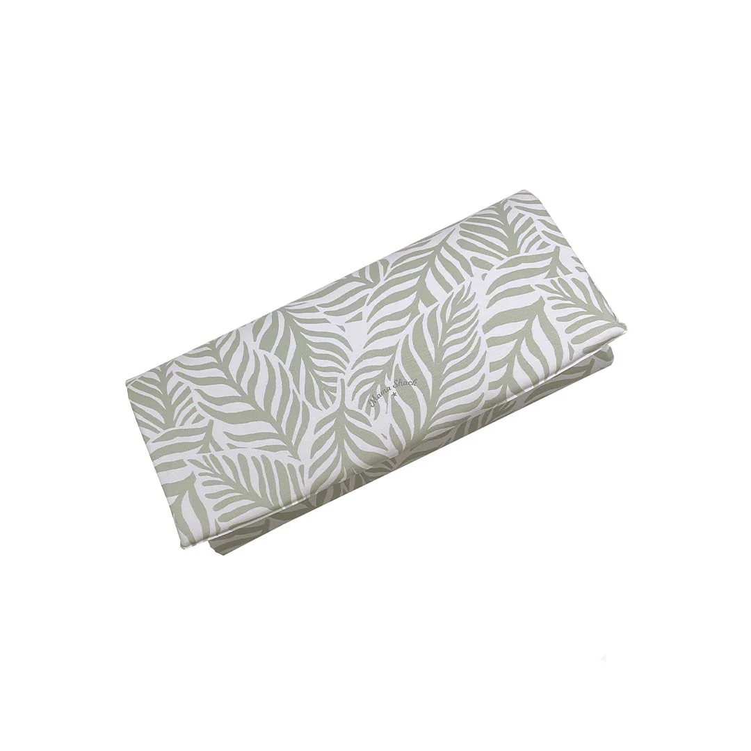 Mama Shack Travel Changing Mat - Linear Leaf / Sage