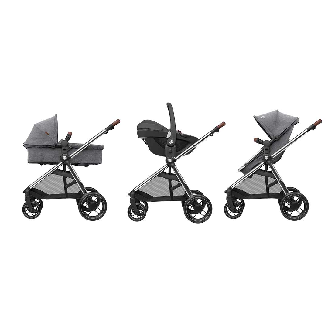 Maxi-Cosi Zelia Luxe 2-in-1 Pushchair - Twillic Grey - Image 2