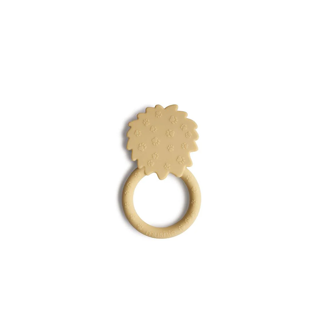 Mushie Teether - Lion - Soft Yellow - Image 3
