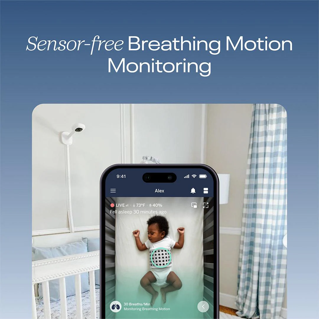 Nanit Pro Baby Monitor + Wall Mount - Black - Image 14