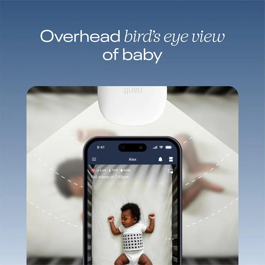 Nanit Pro Baby Monitor + Wall Mount - Black - Image 7