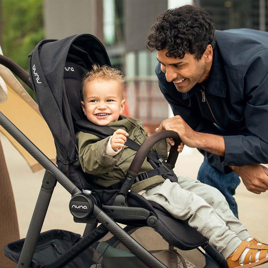 Nuna SWIV Stroller + PIPA URBN Travel System - Caviar - Image 2