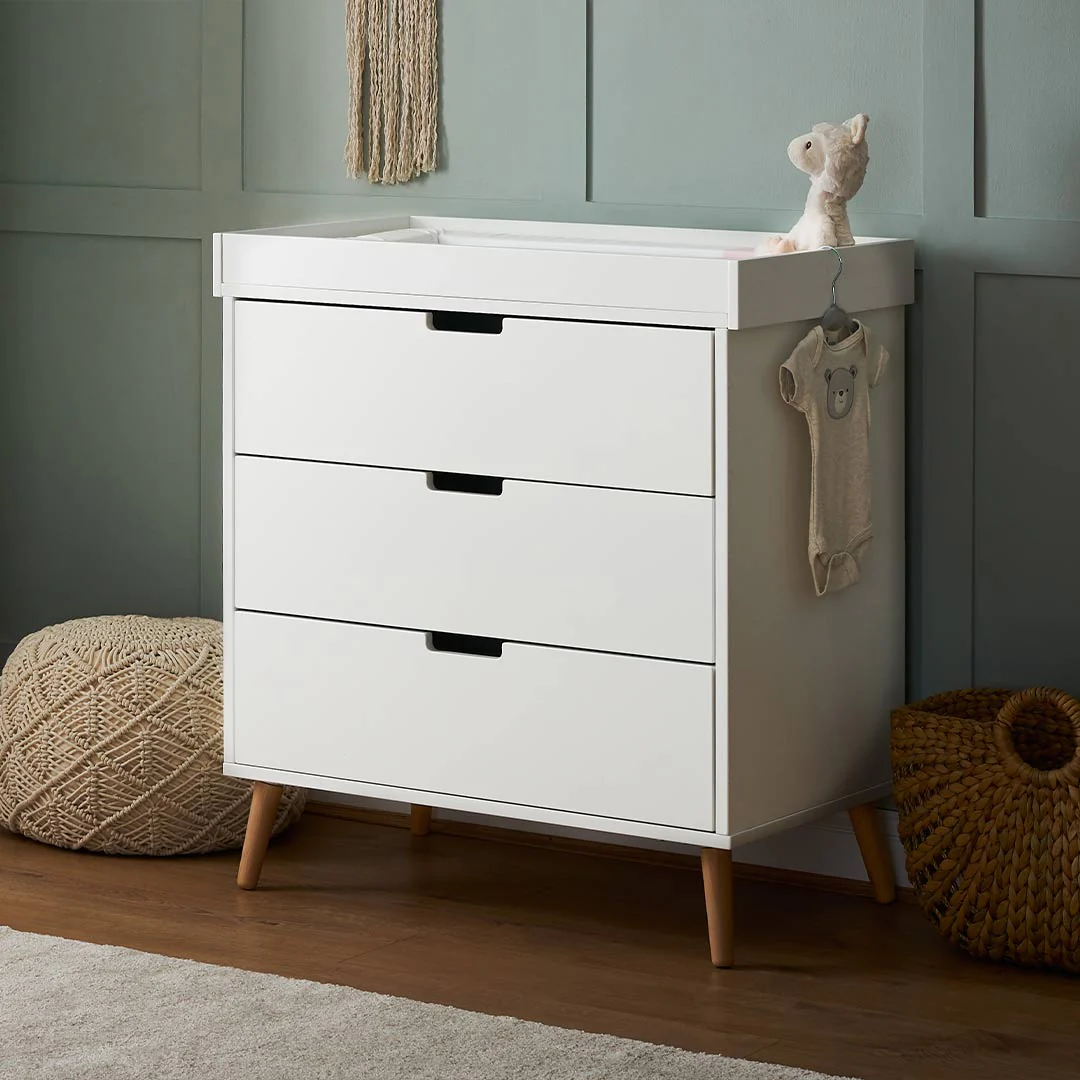 Obaby Maya 2 Piece Room Set - Nordic White - Image 3