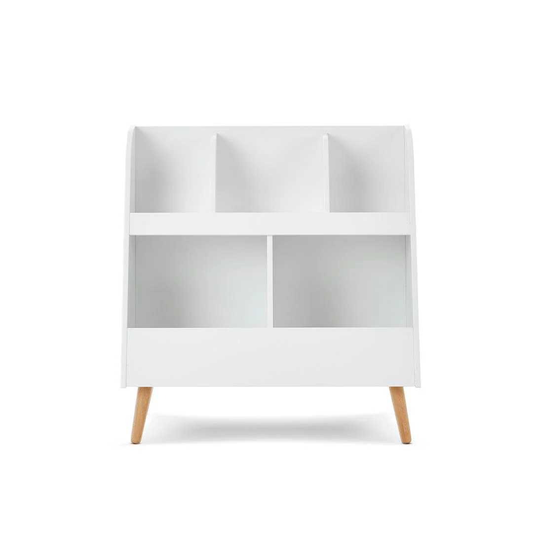 Obaby Maya Bookcase/Toy Storage - White + Natural