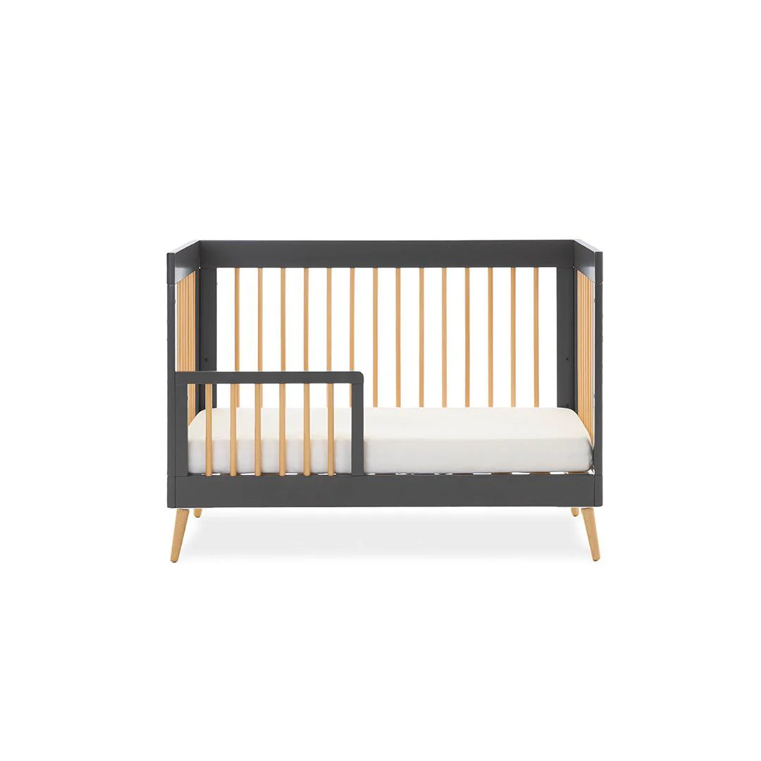 Obaby Maya Mini Cot Bed - Slate/Natural - Image 5