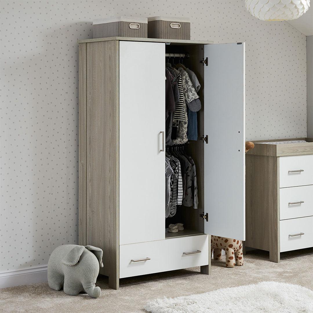 Obaby Nika 3 Piece Room Set - Grey Wash + White - Image 6