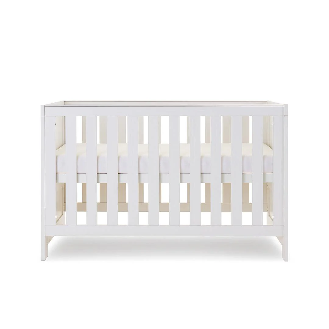 Obaby Nika Cot Bed - White Wash - Image 6